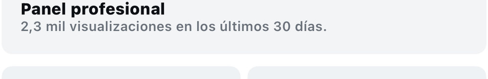 Panel profesional de Instagram de una cuenta gestionada, antes
