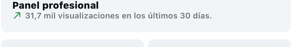 Panel profesional de Instagram de una cuenta gestionada, después